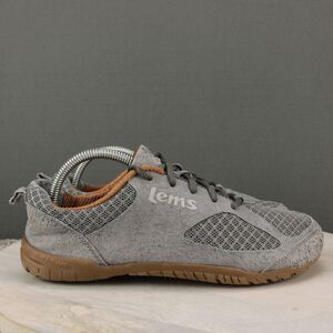 Lems Primal 2 Minimalist Barefoot Mens 9 Gray Mesh Sneakers